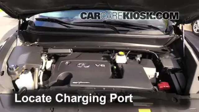 2013 Infiniti JX35 3.5L V6 Climatisation Ajouter du réfrigérant